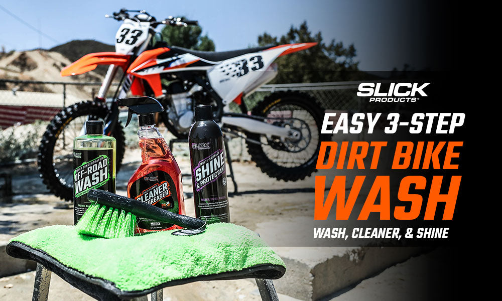 How to Clean Your Dirt Bike: Simple 3-Step Process